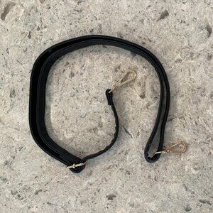 EUC BLACK ADJUSTABLE LEATHER CROSSBODY STRAP